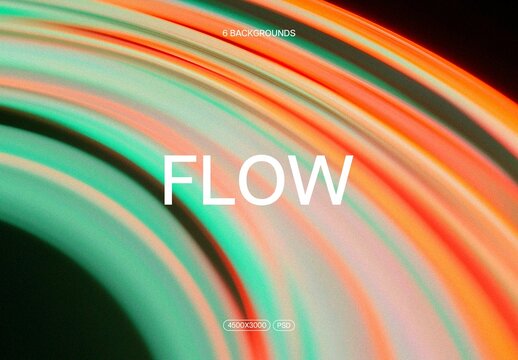 Flow Abstract Motion Backgrounds With Generative AI