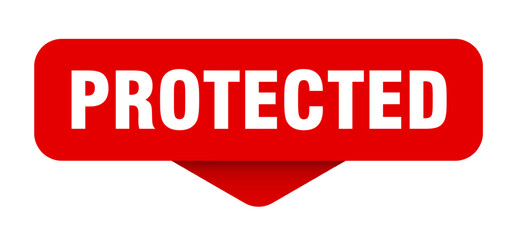 PROTECTED button, label, banner