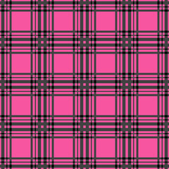Checkered plaid seamless pattern striped lined