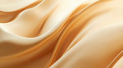 Obraz premium Beige to orange gradient background featuring a smooth, blurred design in a vector style. Shadowed. Illustration