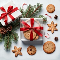 christmas cookies and decorations