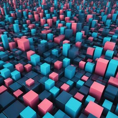 abstract cubes