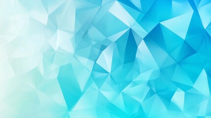 Obraz premium powerpoint background, abstract style, polygon, tifanny blue gradient 