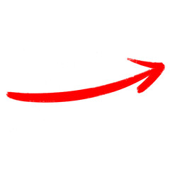 Red arrow marker isolated png