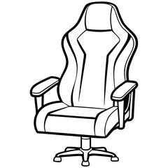 Gaming Chair Vector Icon Design