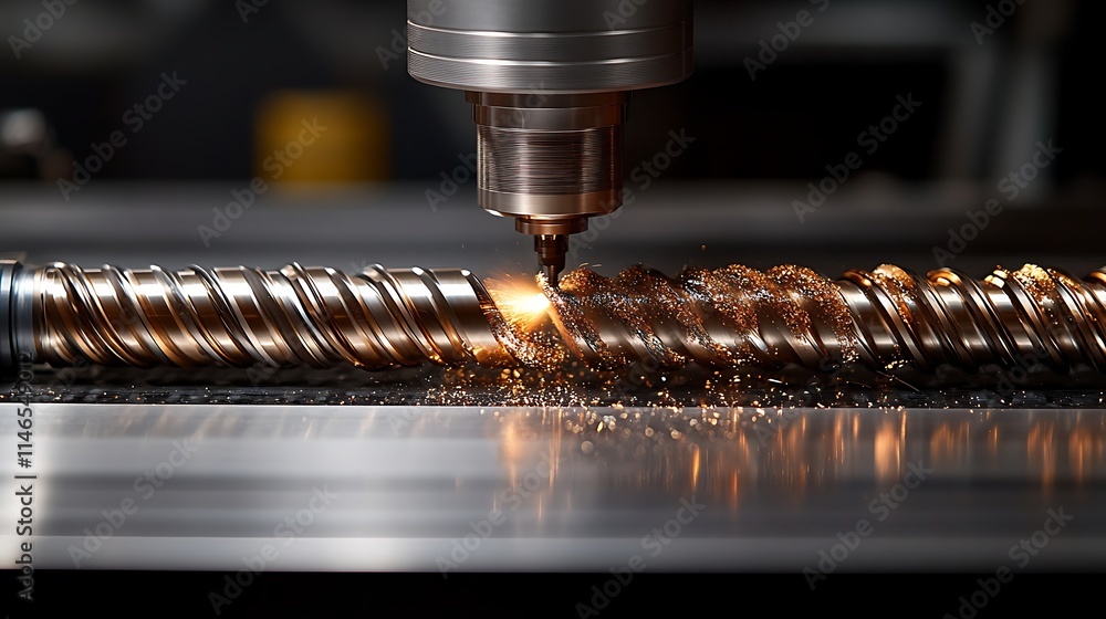Poster precision machining: cnc milling process