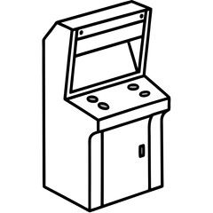 Arcade Machine Icon Vector Design