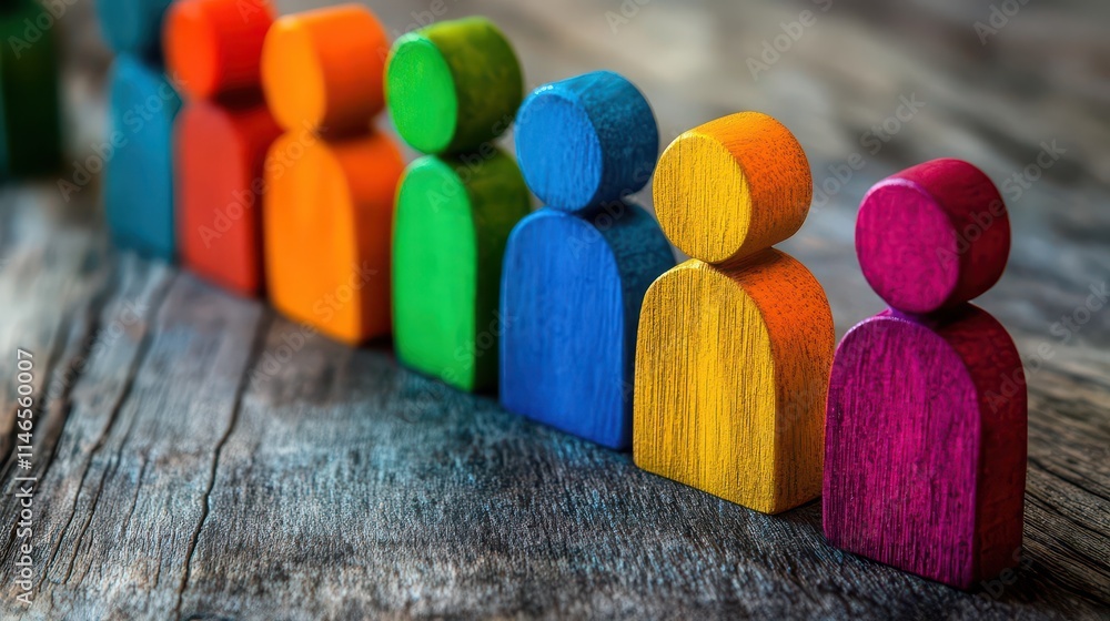 Poster visual metaphor for affirmative action and diversity in the workplace, emphasizing equal opportunity