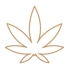 cannabis leaf icon symbol sign vector