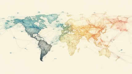 Global Connectivity through Networked Geography