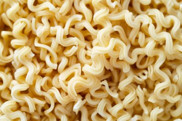  Yellow chinese instant noodles for ramen. Image illustrated food for advertisement