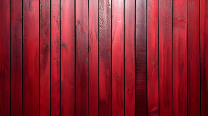 Red Wooden Planks Background Image
