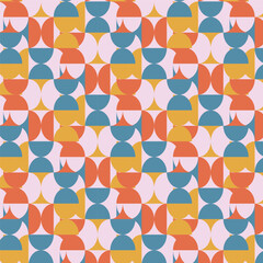 seamless geometric pattern with triangles