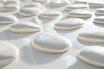 a new beautiful abstract smooth white background with lighting