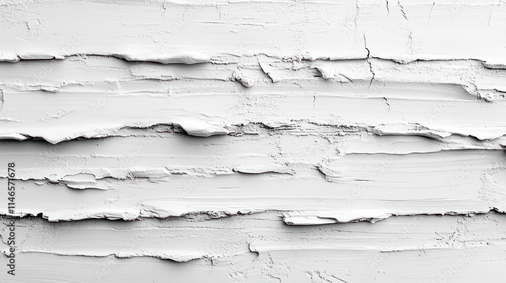 Poster textured white surface with layered paint, creating a modern, abstract aesthetic.