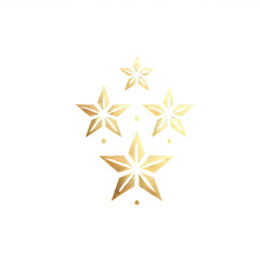 Obraz premium Golden Fireworks Symbol Starburst Pattern Transparent Background PNG