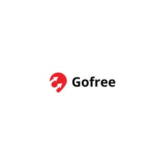 Go free minimal travel logo design