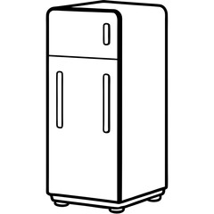 Smart Refrigerator Vector Icon Design