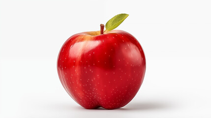 red apple isolated on white background