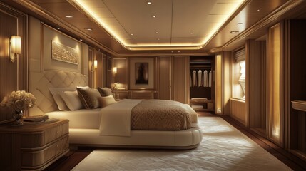 luxurious yacht master suite interior design