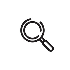 New Search icon vector for web and applications. Magnifying glass icon.