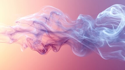 Obraz premium Abstract pastel smoke swirls.