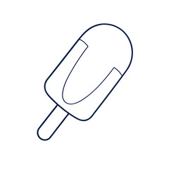 Pop Ice cream line art