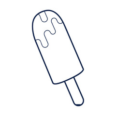 Pop Ice cream line art
