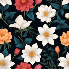 colorful Flower Against Vibrant Sunset Sky