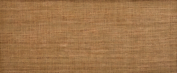 Fototapeta premium Vintage textured fabric with a rough burlap pattern in shades of brown and beige