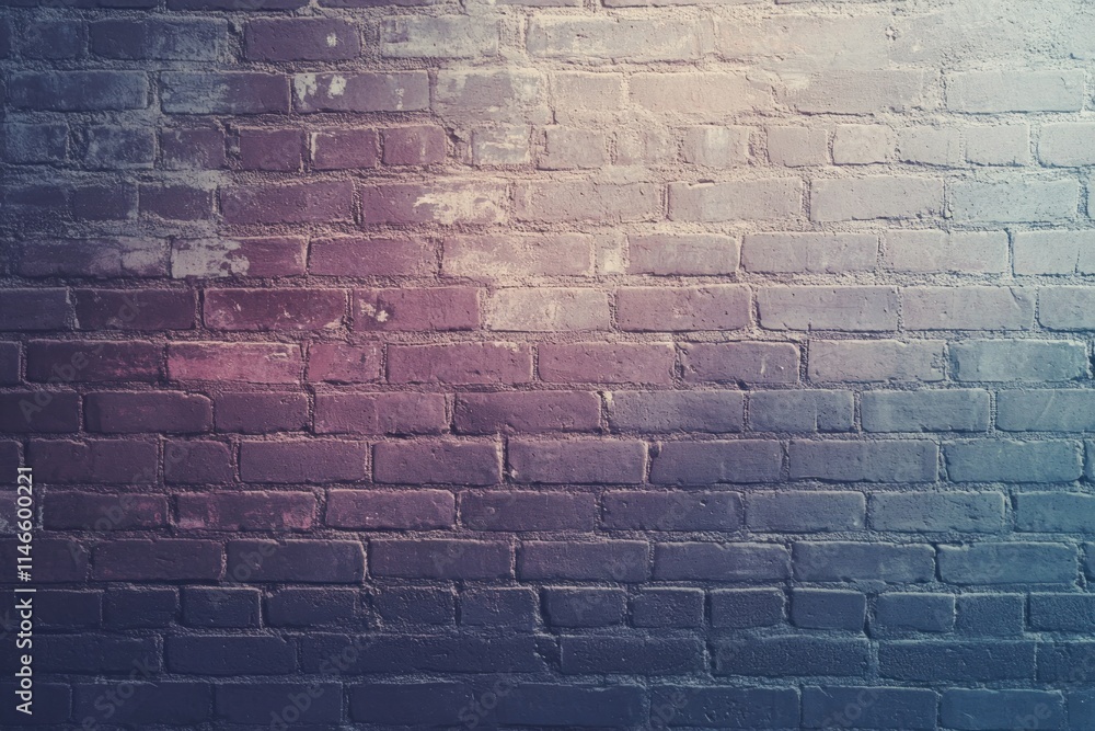 Aufkleber textured brick wall with soft gradient colors creating a unique background for modern design project