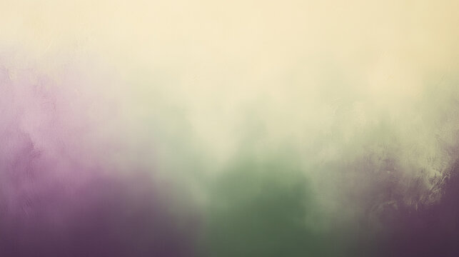 Soft gradient background with subtle transitions in Mardi Gras colors of purple, green, and gold, evoking a serene festive atmosphere