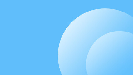 This beautiful light blue background creates a calming atmosphere that reminds us of a clear sky that stretches out endlessly. At the bottom there is a semi-circular motif made from fine lines