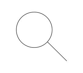 Search icon. Magnifying glass icon, vector magnifier. Zoom in, zoom out icon. s
Search icon button - magnifying glass loupe sign