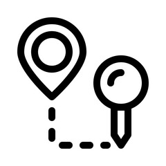 Location line icon