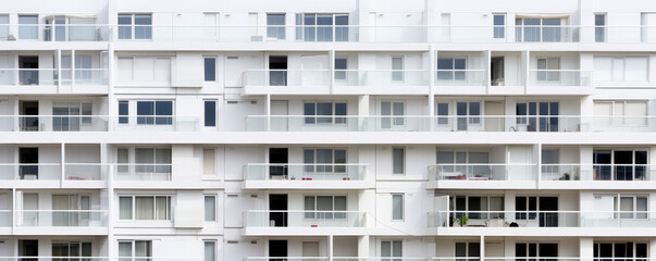 Contemporary Urban Apartment Building Exterior