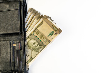 Indian Rupees in Wallet