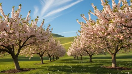 Fototapeta premium blooming tree in spring