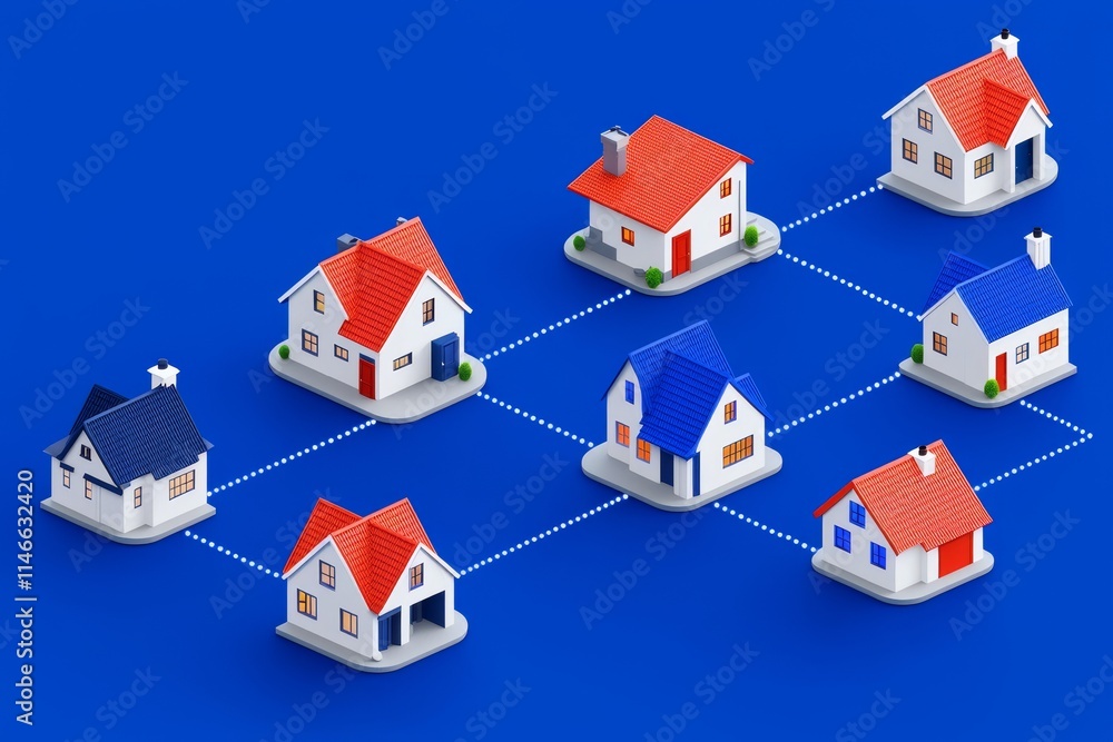Poster technology for home network connections using the internet of things. inventory.