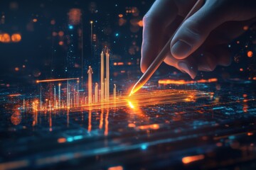 Creating digital innovations hand crafting data visualizations in a high-tech environment