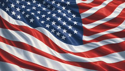 Fototapeta premium USA flag | Flag of the United States of America, Generative Ai