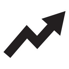 Statistics icon vector isolated on white background, logo concept of Statistics sign on transparent background, black filled symbol 