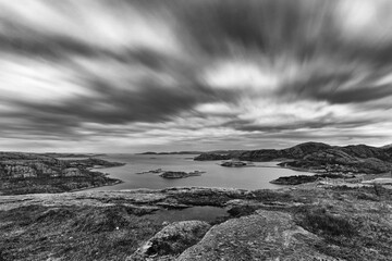 Bessaker, Norwegen in monochrom