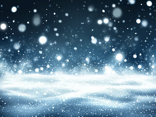 Obraz premium Abstract Background of the First Snowfall Featuring Clean White Snow in a Minimalistic and Elegant Design