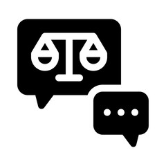 advice glyph icon