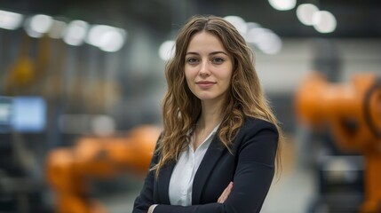 ISO standards quality control assurance warranty business technology concept. ISO standardization certification industry service concept. Robotic hand touching digital interface. Vector illustration.