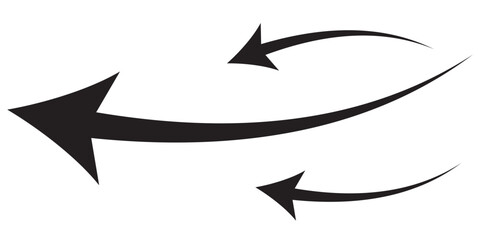 black curved arrow graph png file type for your apps, website, web, UI, logo, designs