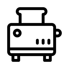 toaster line icon