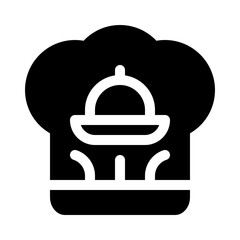 chef glyph icon