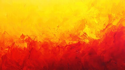 Obraz premium fiery sunset abstract painting